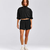 AirMove™ Lined Shorts 4" with Pocket and Reflective Logo | Black