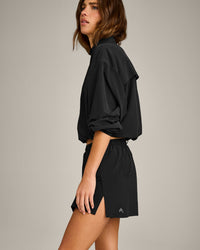 AirMove™ Lined Shorts 4" with Pocket and Reflective Logo | Black