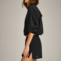 AirMove™ Lined Shorts 4" with Pocket and Reflective Logo | Black