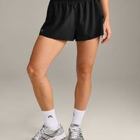 AirMove™ Lined Shorts 2" with Pocket and Reflective Logo | Black