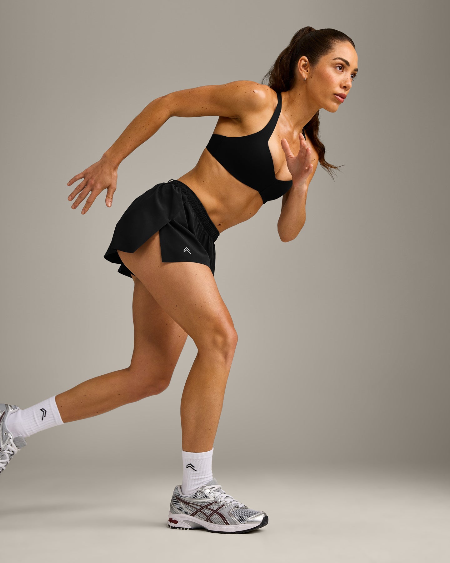 AirMove™ Lined Shorts 2" with Pocket and Reflective Logo | Black