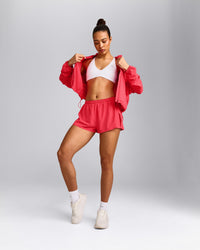 AirMove™ Lined Shorts 2" with Pocket and Reflective Logo | Charged Pink