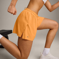 AirMove™ Lined Shorts 4" with Pocket and Reflective Logo | Powdered Orange