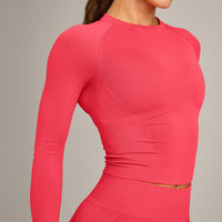 Oner Seamless Fitted Long Sleeve Top | Light Charged Pink