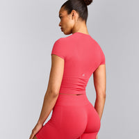 Oner Seamless Fitted Top | Light Charged Pink
