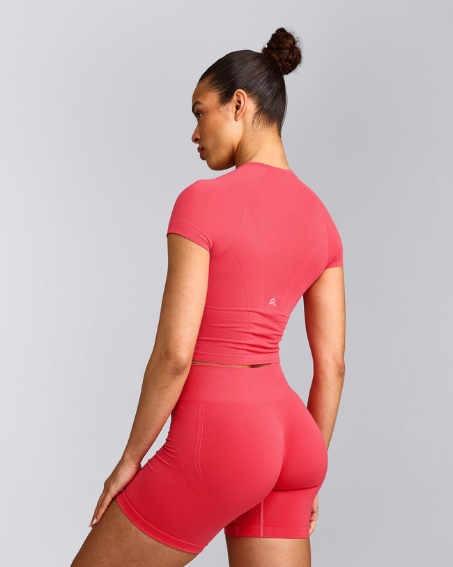 Oner Seamless Fitted Top | Light Charged Pink