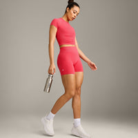 Oner Seamless Fitted Top | Light Charged Pink