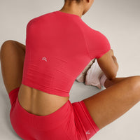 Oner Seamless Fitted Top | Light Charged Pink