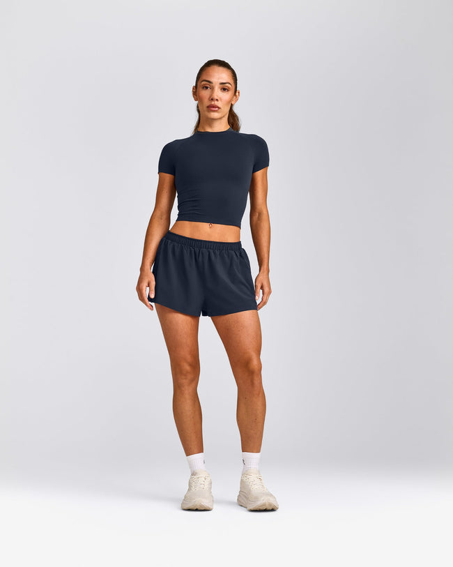 Oner Seamless Fitted Top | Light True Blue