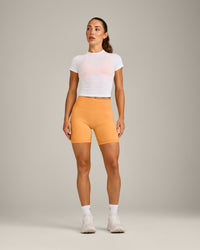 Oner Seamless Fitted Top | White