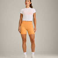 Oner Seamless Fitted Top | White