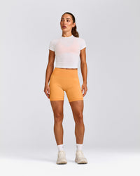 Oner Seamless Fitted Top | White