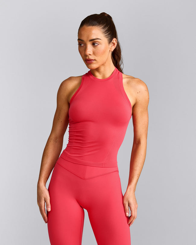 Oner Seamless Fitted Tank Top | Light Charged Pink