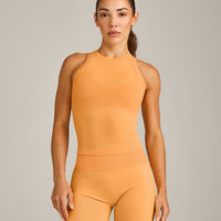 Oner Seamless Fitted Tank Top | Light Powdered Orange