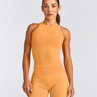 Oner Seamless Fitted Tank Top | Light Powdered Orange