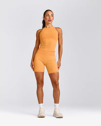 Oner Seamless Fitted Tank Top | Light Powdered Orange