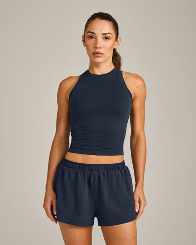 Oner Seamless Fitted Tank Top | Light True Blue