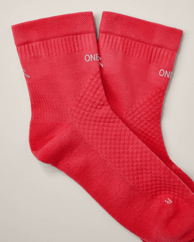 Performance Mid Crew Socks 1 Pack | Charged Pink