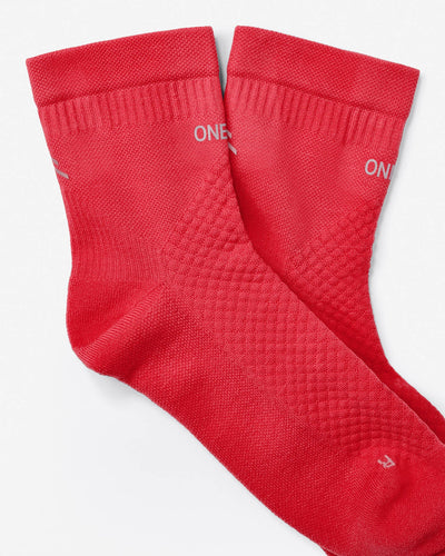 Performance Mid Crew Socks 1 Pack | Charged Pink