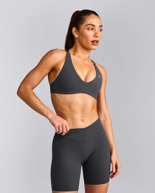 UnifiedMove™ Cross Back Sports Bra | Coal