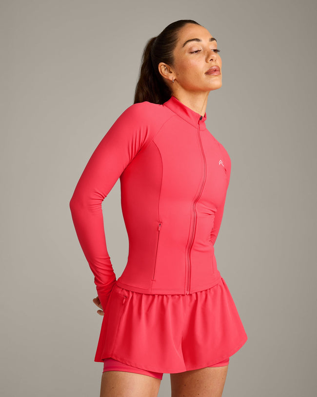 UnifiedMove™ Jacket with Reflective Logo | Charged Pink