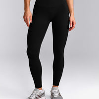 UnifiedMove™ Pocket Leggings with Bonding with Reflective Logo | Black