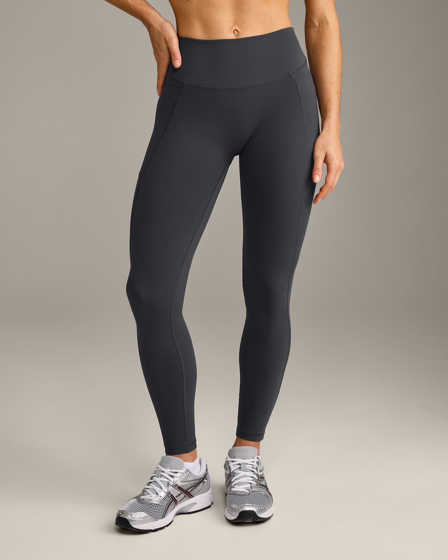 UnifiedMove™ Pocket Leggings with Bonding with Reflective Logo | Coal