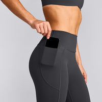 UnifiedMove™ Pocket Leggings with Bonding with Reflective Logo | Coal