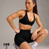 UnifiedMove™ Pocket Shorts 6" with Bonding with Reflective Logo | Black