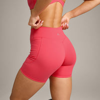 UnifiedMove™ Pocket Shorts 6" with Bonding with Reflective Logo | Charged Pink