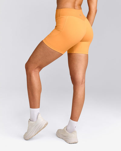UnifiedMove™ Pocket Shorts 6" with Bonding with Reflective Logo | Powdered Orange