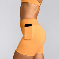 UnifiedMove™ Pocket Shorts 6" with Bonding with Reflective Logo | Powdered Orange
