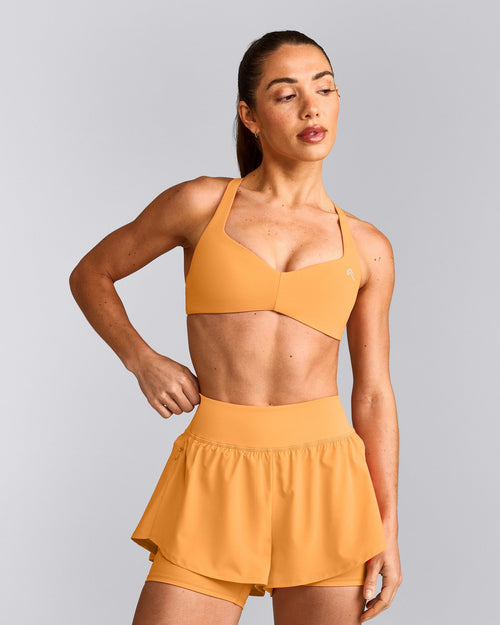 UnifiedMove™ T Back Minimal Bralette | Powdered Orange