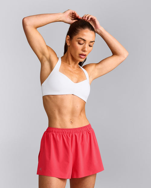 UnifiedMove™ T Back Minimal Bralette | White