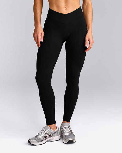 UnifiedMove™ V Front Mid Rise Leggings | Black