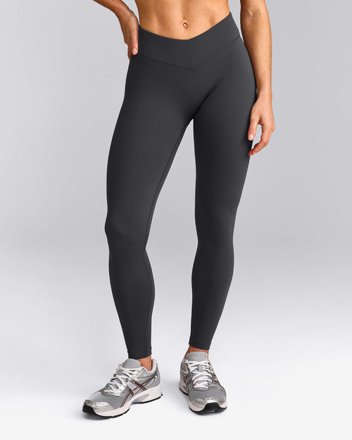 UnifiedMove™ V Front Mid Rise Leggings | Coal