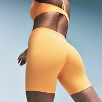 UnifiedMove™ V Front Mid Rise Shorts 6" with Reflective Logo | Powdered Orange
