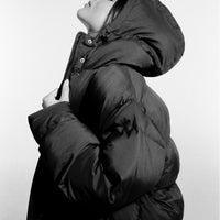 Oversized Longline Puffer Jacket | 70% Cocoa