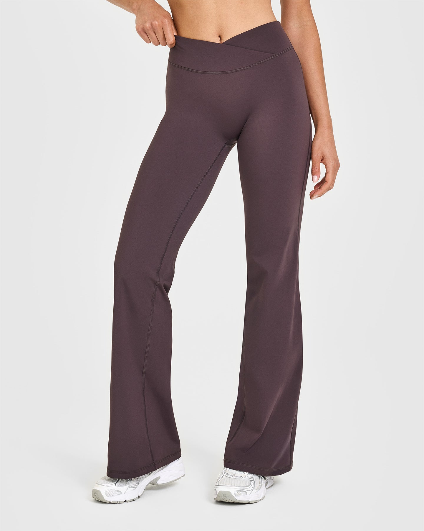 Unified Wrap Flared Bottoms | Dark Umber Brown