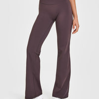 Unified Wrap Flared Bottoms | Dark Umber Brown