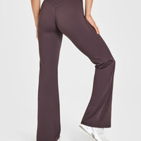 Unified Wrap Flared Bottoms | Dark Umber Brown