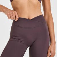 Unified Wrap Flared Bottoms | Dark Umber Brown