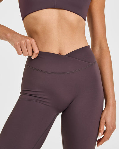 Unified Wrap Flared Bottoms | Dark Umber Brown