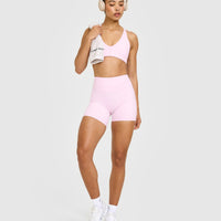 UnifiedMove™ High Waisted Shorts 6" | Chalk Pink