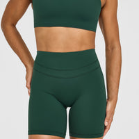 UnifiedMove™ High Waisted Shorts 6" | Racing Green
