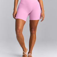 SoftMotion™ High Waisted Shorts 6" New Branding | Rose Pink