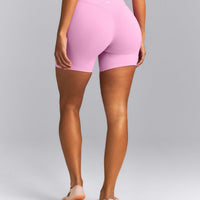 SoftMotion™ High Waisted Shorts 6" New Branding | Rose Pink