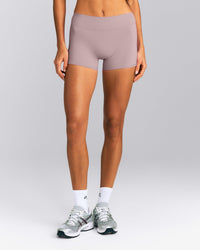 SoftMotion™ Mid Rise Micro Shorts 4" New Branding | Dusty Purple