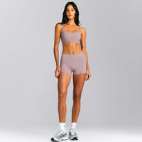 SoftMotion™ Mid Rise Micro Shorts 4" New Branding | Dusty Purple