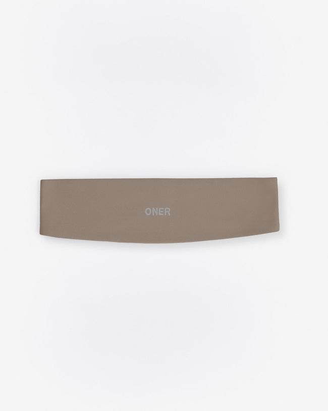 SoftMotion™ Headband with Gray Logo | Minky